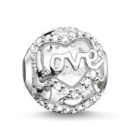 thomas sabo silver heart of love bead k0177 051 14