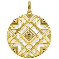 Thomas Sabo Ladies Glam And Soul Gold Plated Africa Ornaments Pendant PE744-413-39