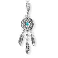 thomas sabo silver ethno dreamcatcher charm 1326 646 17