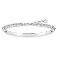 thomas sabo ladies silver infinity love bridge bracelet lba0043 051 14 ...