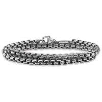 Thomas Sabo Silver 60cm Oxidised Belcher Chain KE1110-001-12