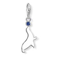 thomas sabo silver seal blue synthetic spinel charm 1212 009 32