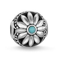 Thomas Sabo Karma Ethnic Turquoise Daisy Bead K0258-878-21