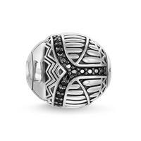 thomas sabo karma silver black scarab bead k0257 643 11