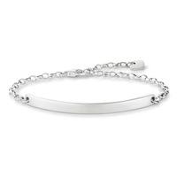 thomas sabo ladies silver love bridge bracelet lba0047 001 12 l195