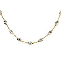 The Real Effect Gold Plated Beaded Necklet RE 18YLW