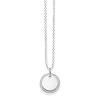 thomas sabo sterling silver circle necklace ke1480 051 14