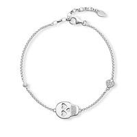 Thomas Sabo Sterling Silver Skull Bracelet A1487-051-14