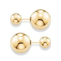 Thomas Sabo Gold Plated Double Stud Earrings H1912-413-12