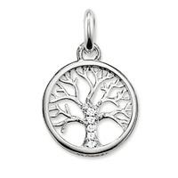 thomas sabo silver cz tree of life pendant kc0002 051 14