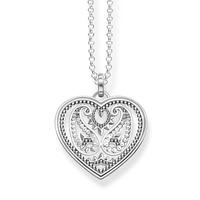 Thomas Sabo Silver Paisley Pattern Heart Pendant KE1542-001-12-L45V