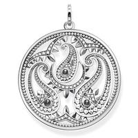 thomas sabo ladies silver paisley pendant pe728 645 24