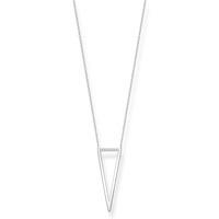 Thomas Sabo Ladies Diamond Silver Triangle Necklace D_KE0008-725-14