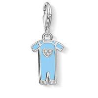 Thomas Sabo Silver Blue Baby Grow Charm 1456-041-31