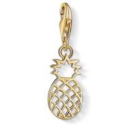 thomas sabo silver gold plated pineapple charm 1439 413 39