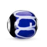 Thomas Sabo Karma Blue Black White Glass Bead K0251-017-1