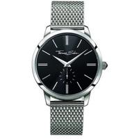 Thomas Sabo Steel Mesh Black Dial Watch WA0152-201-203