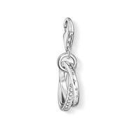 Thomas Sabo Silver Intertwined Rings Charm 1386-051-14