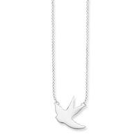 Thomas Sabo Sterling Silver Swallow Necklace KE1483-001-12