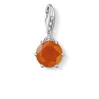 thomas sabo silver january red agate charm 1254 130 10