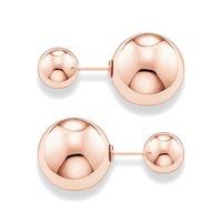 thomas sabo rose gold plated double stud earrings h1912 415 12