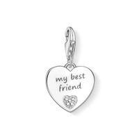 Thomas Sabo Anniversary Silver Diamond My Best Friend Charm DC0024-725-14