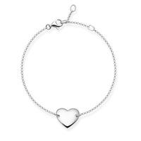 thomas sabo silver heart bracelet a1392 001 12 l195v