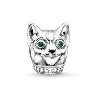 thomas sabo cubic zirconia cat karma bead k0165 845 7