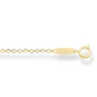 Thomas Sabo Gold Plated 45cm Round Belcher Chain KE1219-413-12-S