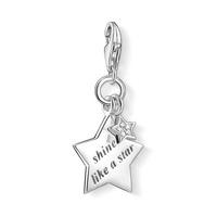 Thomas Sabo Anniversary Silver Diamond Shine Like A Star Charm DC0031-725-14