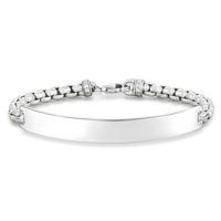 thomas sabo mens silver venetian chain love bridge bracelet lba0084 00 ...
