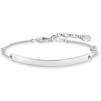thomas sabo ladies silver nazars eye love bridge bracelet lba0101 051  ...