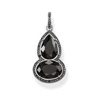 Thomas Sabo Silver Onyx Black Cubic Zirconia Maharani Pendant PE697-641-11