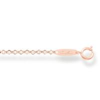 Thomas Sabo Rose Gold Plated 45cm Round Belcher Chain KE1219-415-12-S