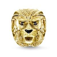 Thomas Sabo Karma Gold Plated Lion Head Bead K0246-565-39