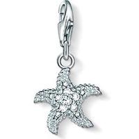 Thomas Sabo Silver Clear CZ Pave Starfish Charm 0917-051-14