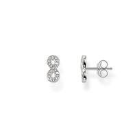 Thomas Sabo Silver Pave Infinity Stud Earrings H1877-051-14