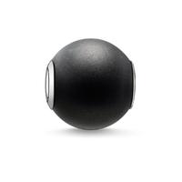 thomas sabo silver matt black obsidian k0001 023 11