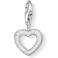 Thomas Sabo Clear Cubic Zirconia Open Heart Charm 0930-051-14