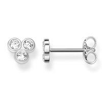 Thomas Sabo Silver Cubic Zirconia Rub Over Stud Earrings H1921-051-14