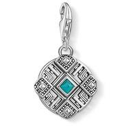 Thomas Sabo Silver Turquoise Africa Ornaments Charm 1421-878-17