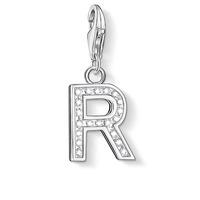 Thomas Sabo Silver Cubic Zirconia Letter R Charm 0240-051-14