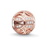 thomas sabo karma rose gold plated fatimas hand bead k0206 416 14