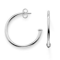 thomas sabo sterling silver half hoop carrier earrings cr589 001 12