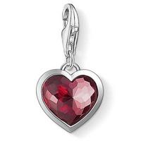 Thomas Sabo Silver Corundum Heart Charm 1305-012-10