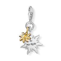 Thomas Sabo Silver Gold Plated Sun Be My Light Charm 1347-413-12