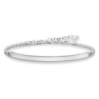 thomas sabo ladies silver love bridge bracelet lba0008 001 12 l18v