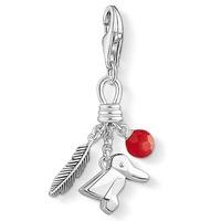 Thomas Sabo Silver Bird Feather Berry Charm 1331-908-10