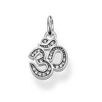 Thomas Sabo Silver Cubic Zirconia Om Pendant KC0006-643-14