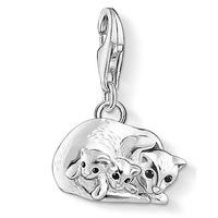 Thomas Sabo Silver Cats Charm 1335-041-11